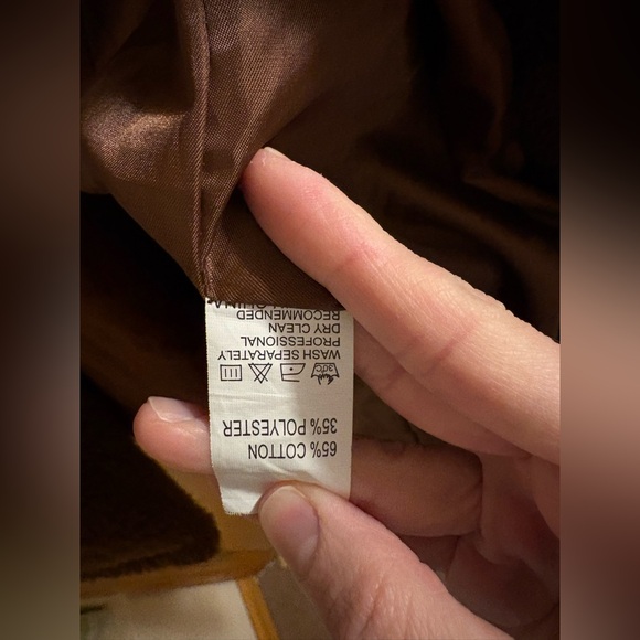 Angashion Women's Brown Fuzzy Fleece Lapel Open Front Long Coat Faux Fur - Picture 5 of 9